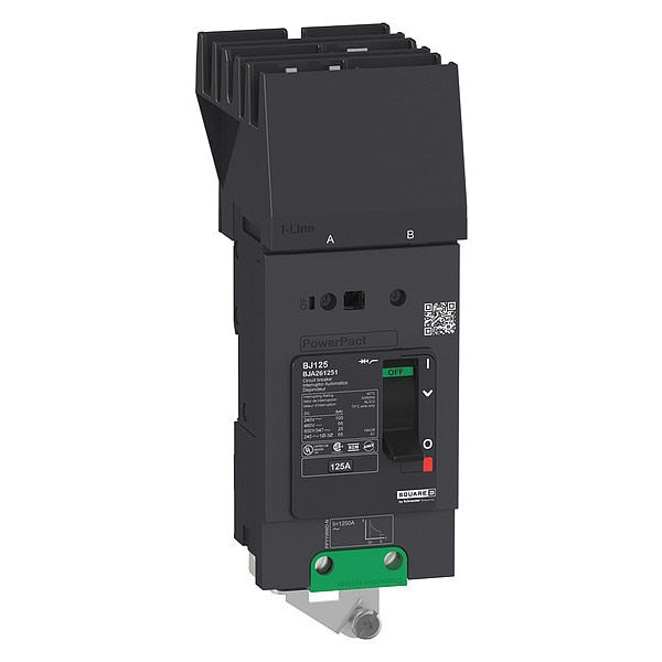 Molded Case Circuit Breaker, 30 A, 525V AC, 2 Pole, I-Line Mounting Style, BGA Series