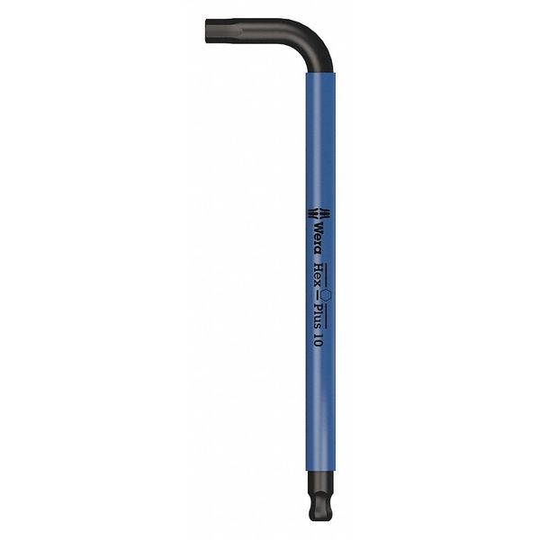 Plain L Key, 10 mm Tip Size, 9 in Long, 1 11/16 in Short