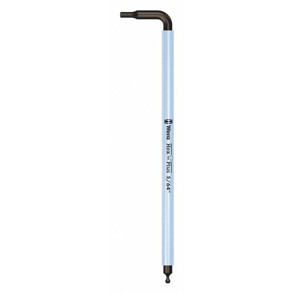 Plain L Key, 5/64 in Tip Size, 4 in Long, 4 in Short