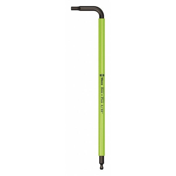 Plain L Key, 3/32 in Tip Size, 4 7/16 in Long, 4 7/16 in Short