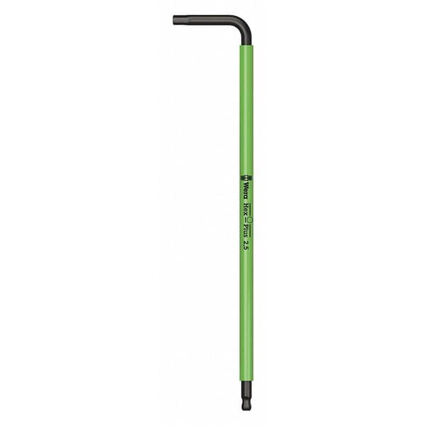 Plain L Key, 2.5 mm Tip Size, 6 in Long, 3 in Short