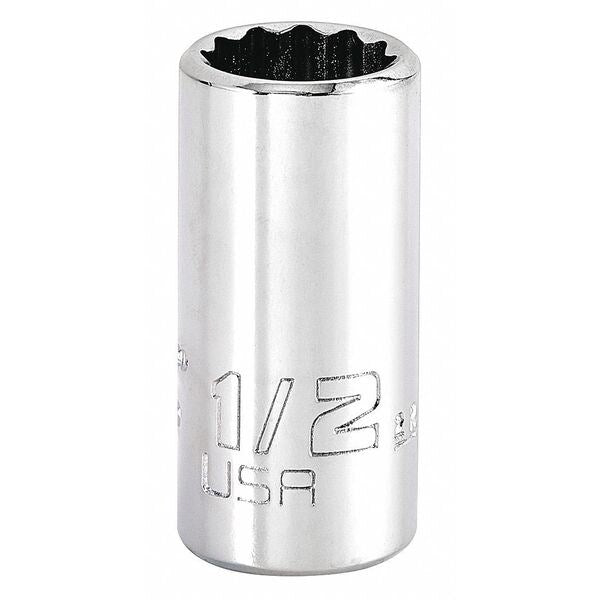 3/8 in Drive, Triple Square SAE Socket, 12 Points