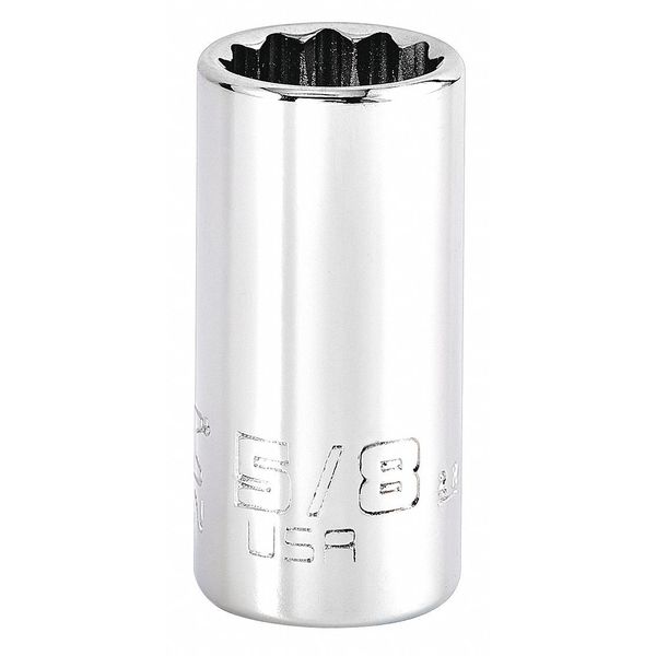 3/8 in Drive, Triple Square SAE Socket, 12 Points
