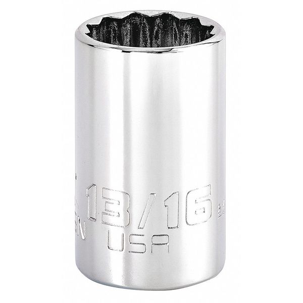 1/2 in Drive, Triple Square SAE Socket, 12 Points