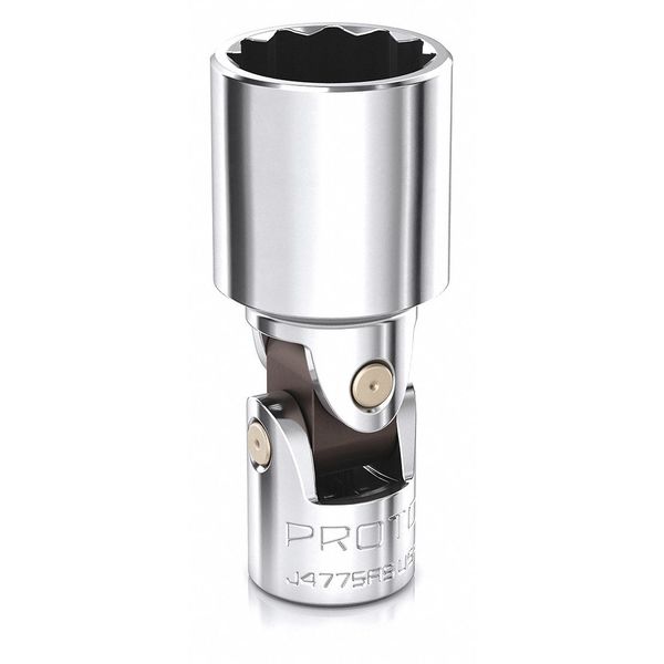 1/4 in Drive, 14mm Triple Square Metric Socket, 12 Points