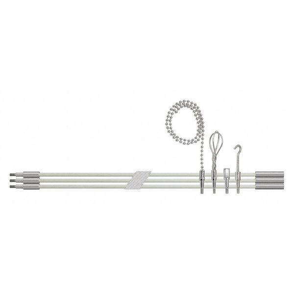 Glow Rod Kit, Fiberglass, 15 ft. L