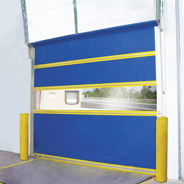 Curtain Door, 22 oz. Coated PVC, 9 ft. H