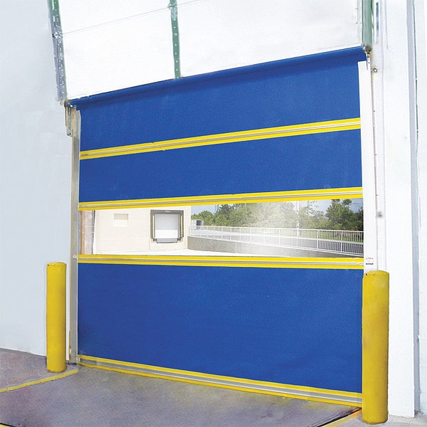 Curtain Door, 22 oz. Coated PVC, 10 ft. H