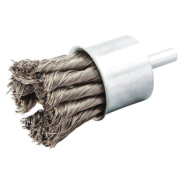 End Brush, Crimped, 1-1/8 dia., 22000 rpm