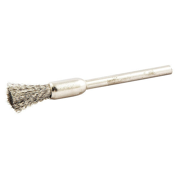 End Brush, Crimped, 1/4 dia., SS