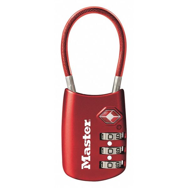 Combination Padlock, Number of Dials 3