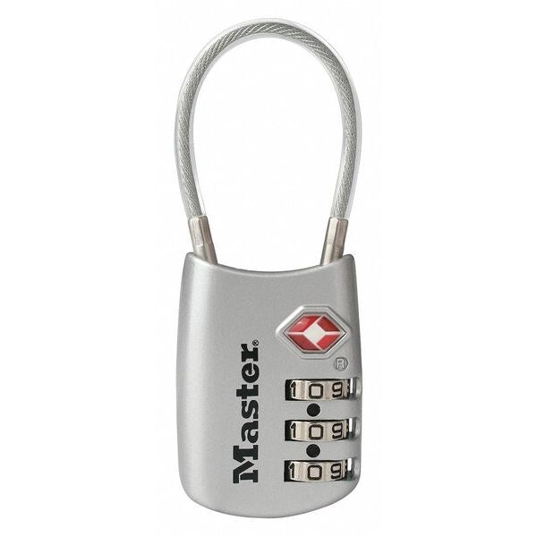 Combination Padlock, Number of Dials 3
