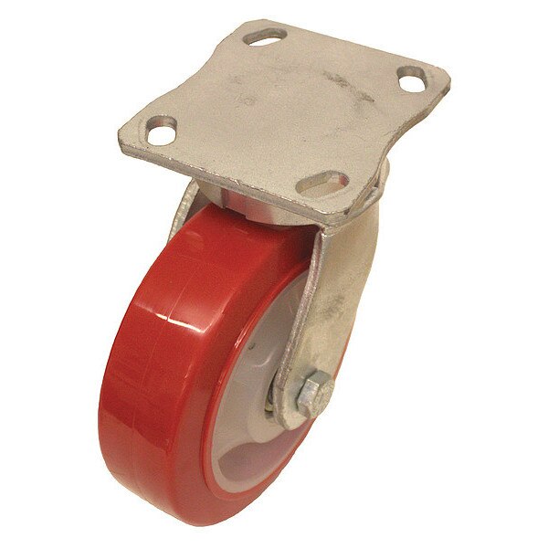 Plate Caster, 880 lb. Ld Rating, Ball