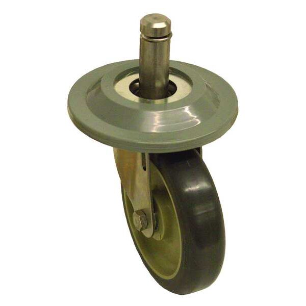 Stem Caster, 325 lb. Ld Rating, Gray Wheel