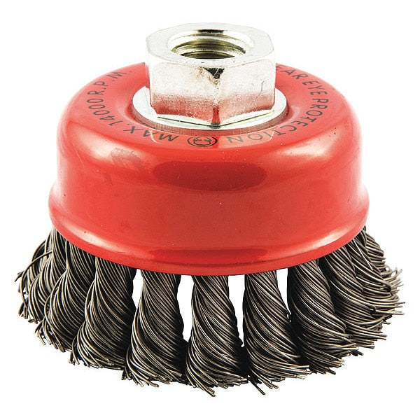 Cup Brush, Knotted, 2-3/4