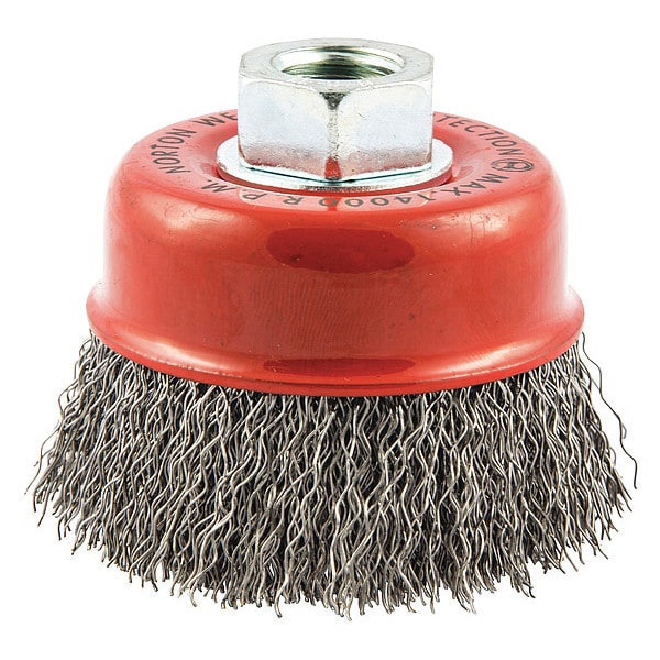 Cup Brush, Crimped, 3
