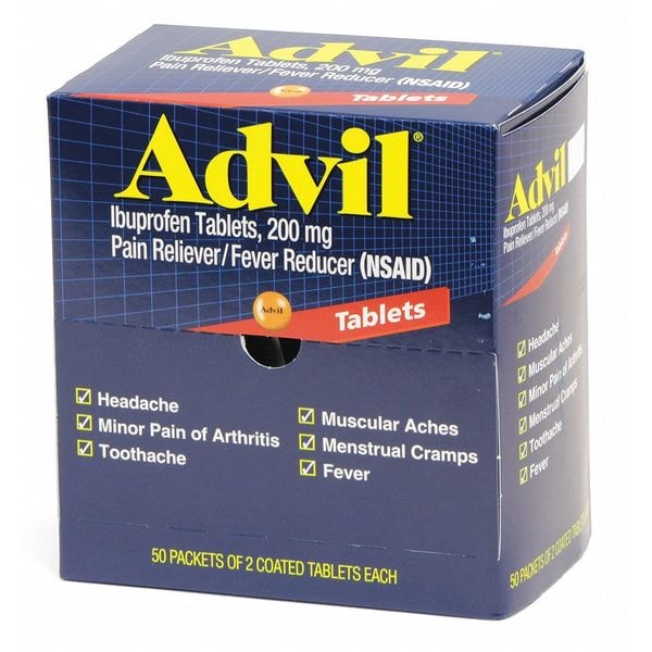 Pain Relief, Tablet, 200mg Size, PK100