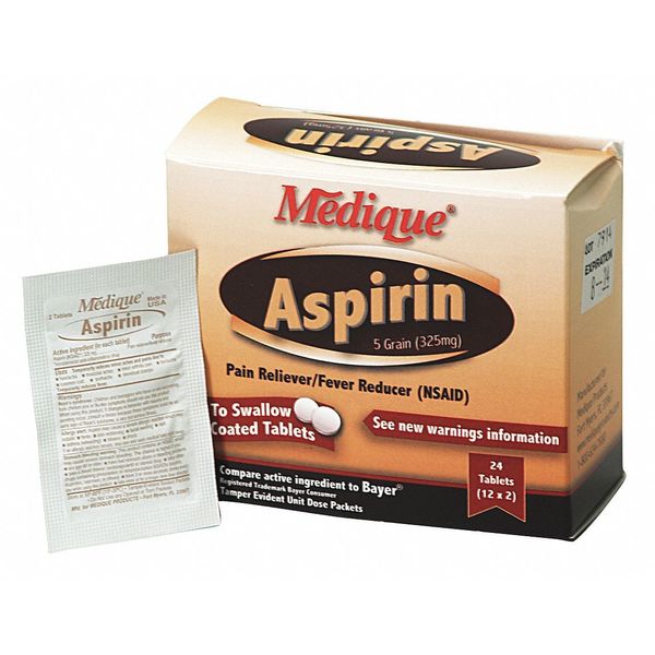 Pain Relief, Tablet, 325mg Size, PK24