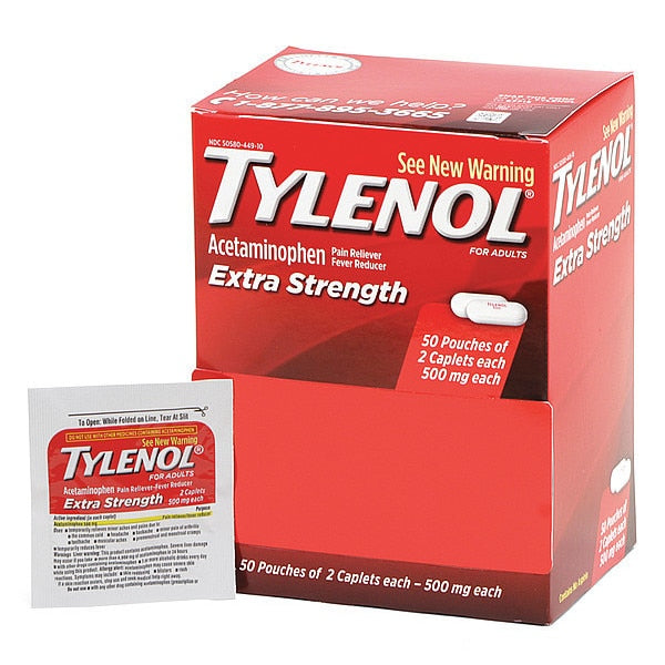 Pain Relief, Tablet, 500mg Size, PK100