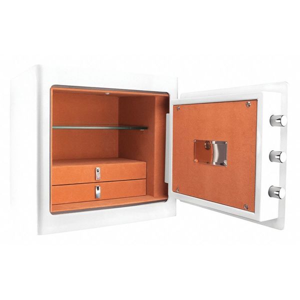 Fire Rated Jewelry Safe, 1.0 cu ft, 117 lb, 1/2 hr. Fire Rating