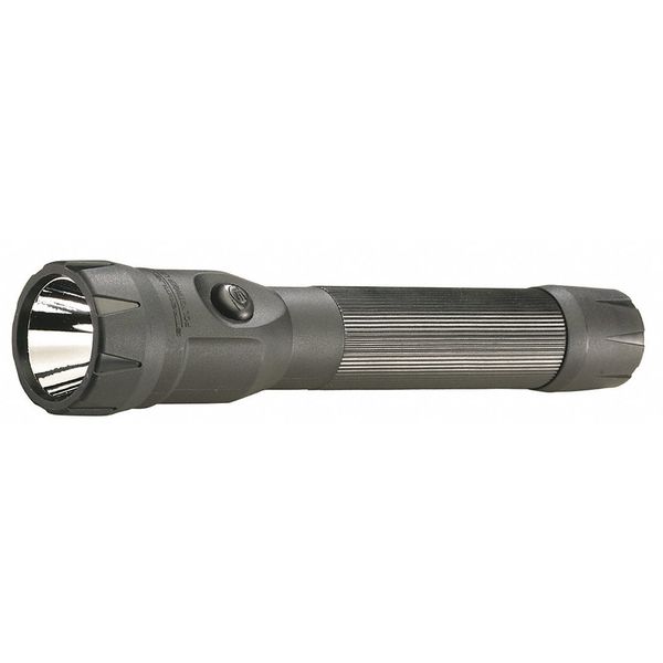 Black Rechargeable LED Tactical Handheld Flashlight, Nickel Cadmium (NiCd) 485 lm