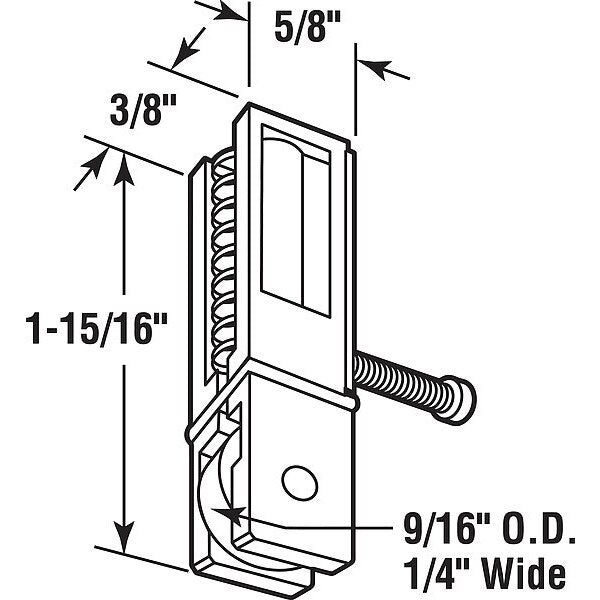 Roller Assembly, 5-7/16
