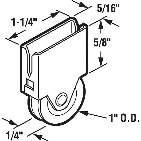 Roller Assembly, 5-7/16