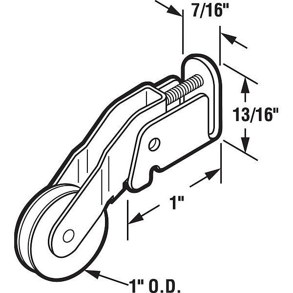 Roller Assembly, 5-7/16