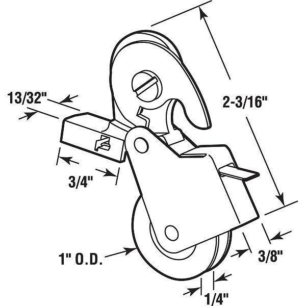 Roller Assembly, 5-7/16