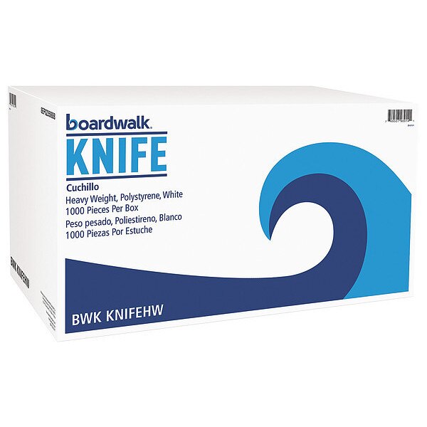 Disp Knife, White, Heavy, PK1000
