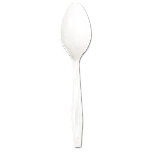 Disp Spoon, White, Heavy, PK1000