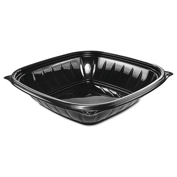 Bowl, Plastic, 32 oz., Black, Square, PK252