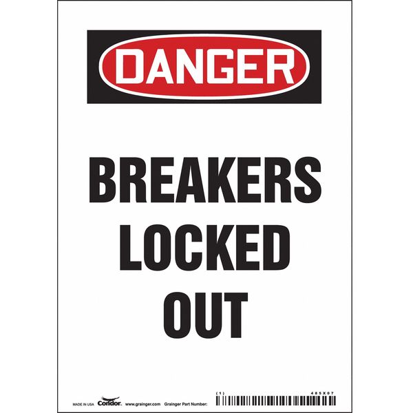 Lockout Sign, 5