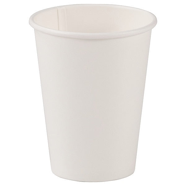 Paper Hot Cup, 12oz., White, PK1000