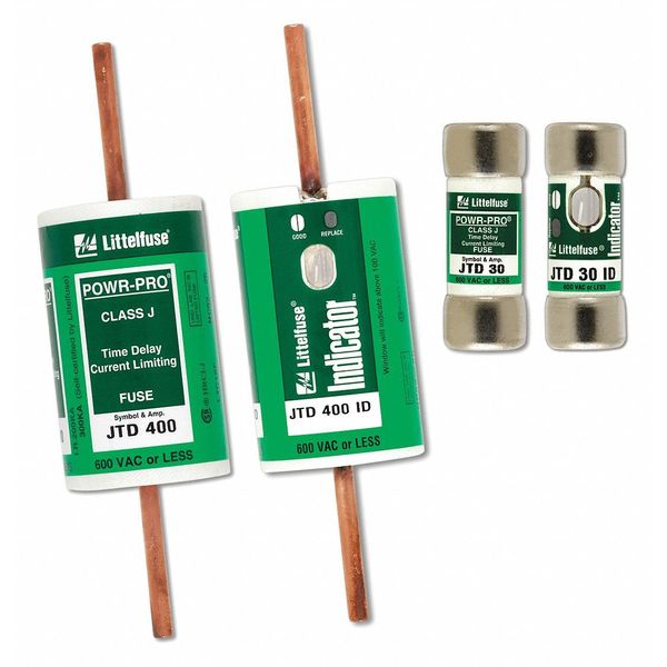 Fuse, Time Delay, 4-1/2A, JTD Series, 600VAC, 300VDC, 2-1/4