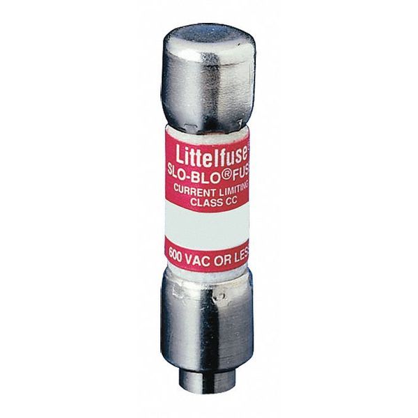 UL Class CC Fuse, Time Delay, 3A, KLDR Series, 600V AC, 300V DC, 1-1/2