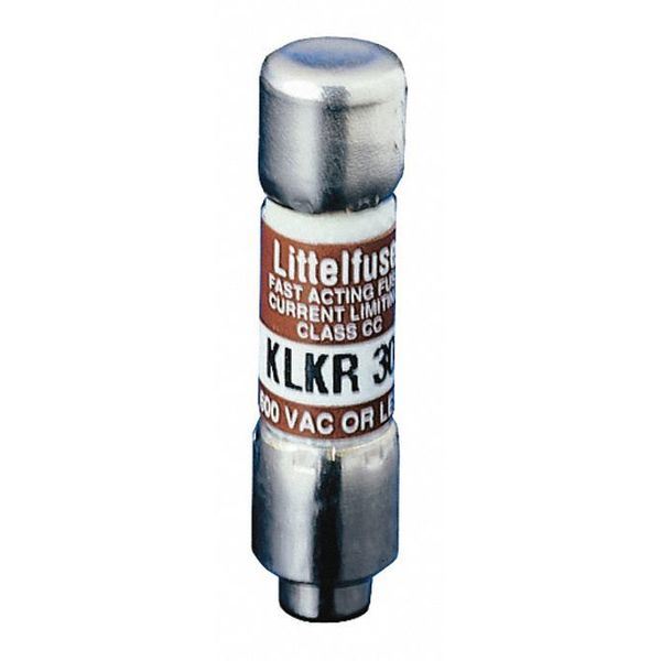 Fuse, Fast Acting, 20A, KLKR Series, 600VAC, 300VDC, 1-1/2