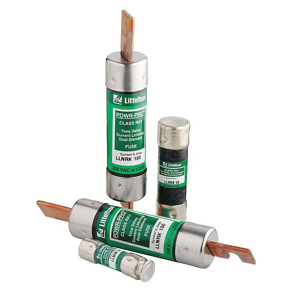 Fuse, Time Delay, 400A, LLNRK Series, 250VAC, 125VDC, 8-5/8