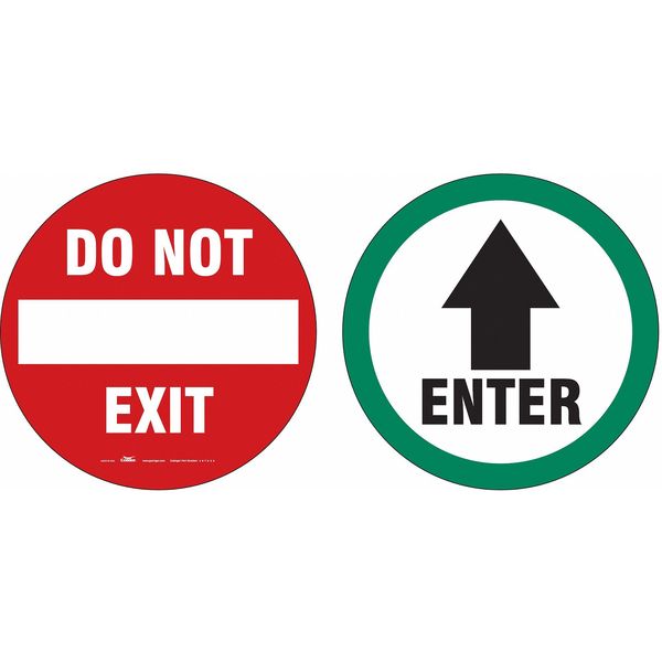 Exit Sign, English, 6