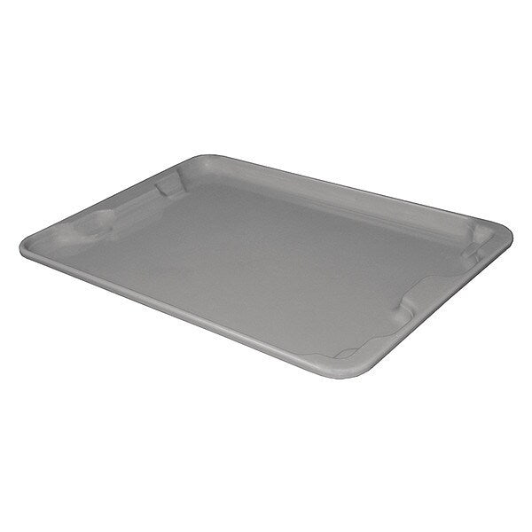 Lid, 20 in W/Dia, Gray, Fiberglass Reinforced Composite