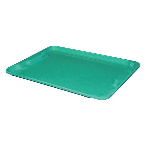 Lid, 20 in W/Dia, Green, Fiberglass Reinforced Composite