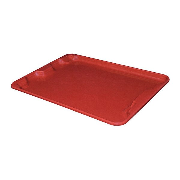 Lid, 20 in W/Dia, Red, Fiberglass Reinforced Composite