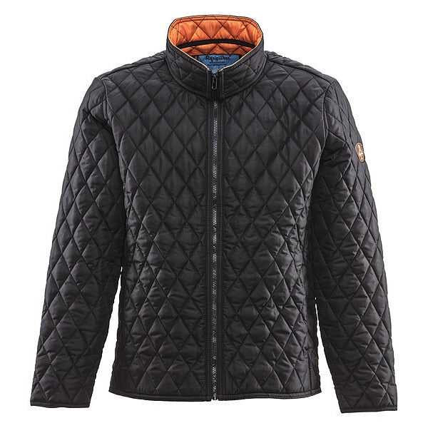 Unisex Black Polyester Jacket size M