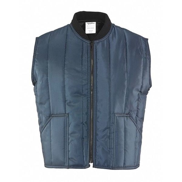 Unisex Navy Polyester Vest size 4XL