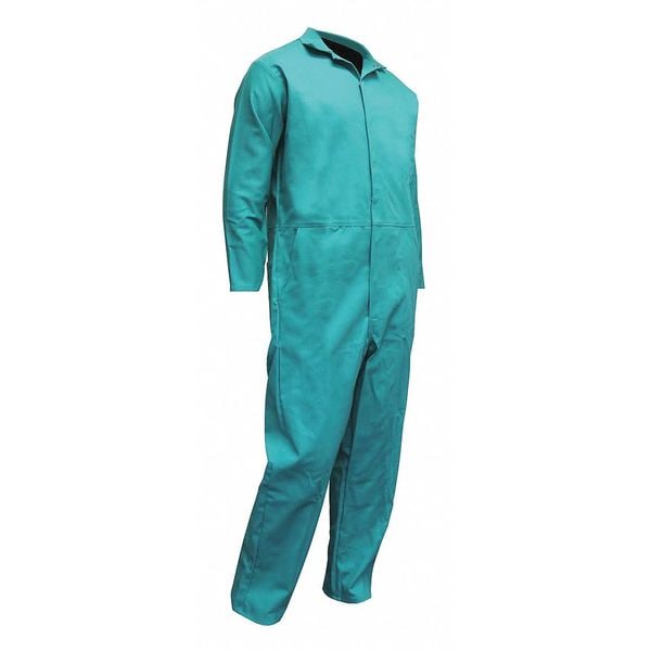 Coverall, Cuff Open, Green, S