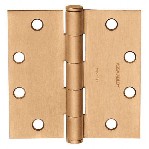 3 1/2 in W x Satin Bronze Five Knuckle Hinge