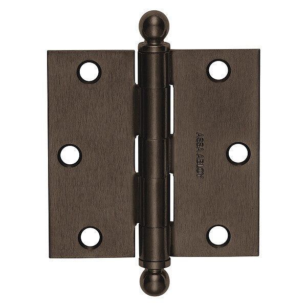3 1/2 in W x Oil Rubbed Bronze Five Knuckle Hinge