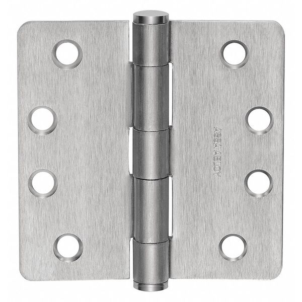 4 in W x Satin Chrome Five Knuckle Hinge