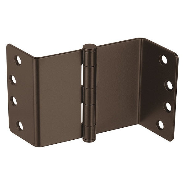 4 in W x Satin Bronze Oxidized Swing Clear Hinge