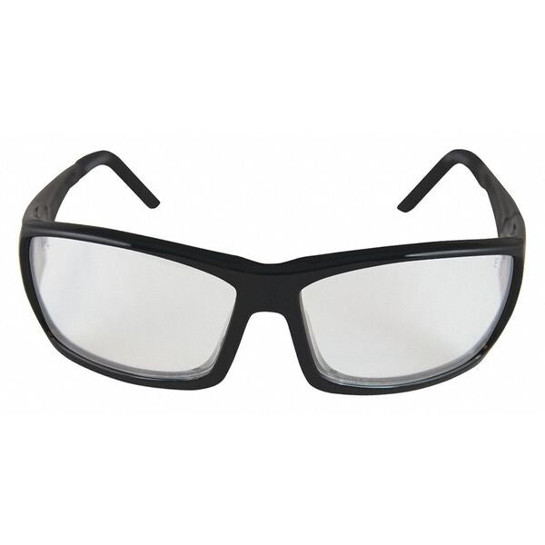 Safety Glasses, Traditional Clear Polycarbonate Lens, Scratch-Resistant